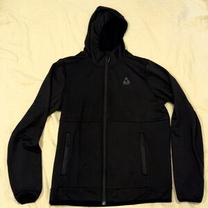 Mens Gerry Grid Fleece zip front hoodie LARGE